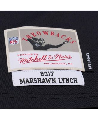 Men's Marshawn Black Oakland Raiders Legacy Replica Jersey