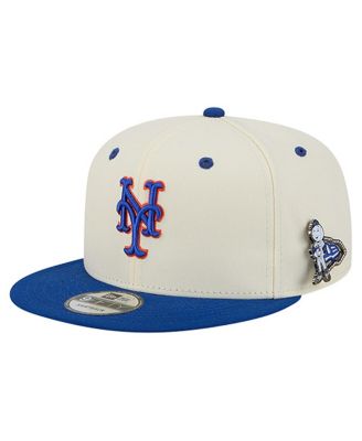 Men's Cream New York Mets Mascot Pin 9FIFTY Snapback Hat