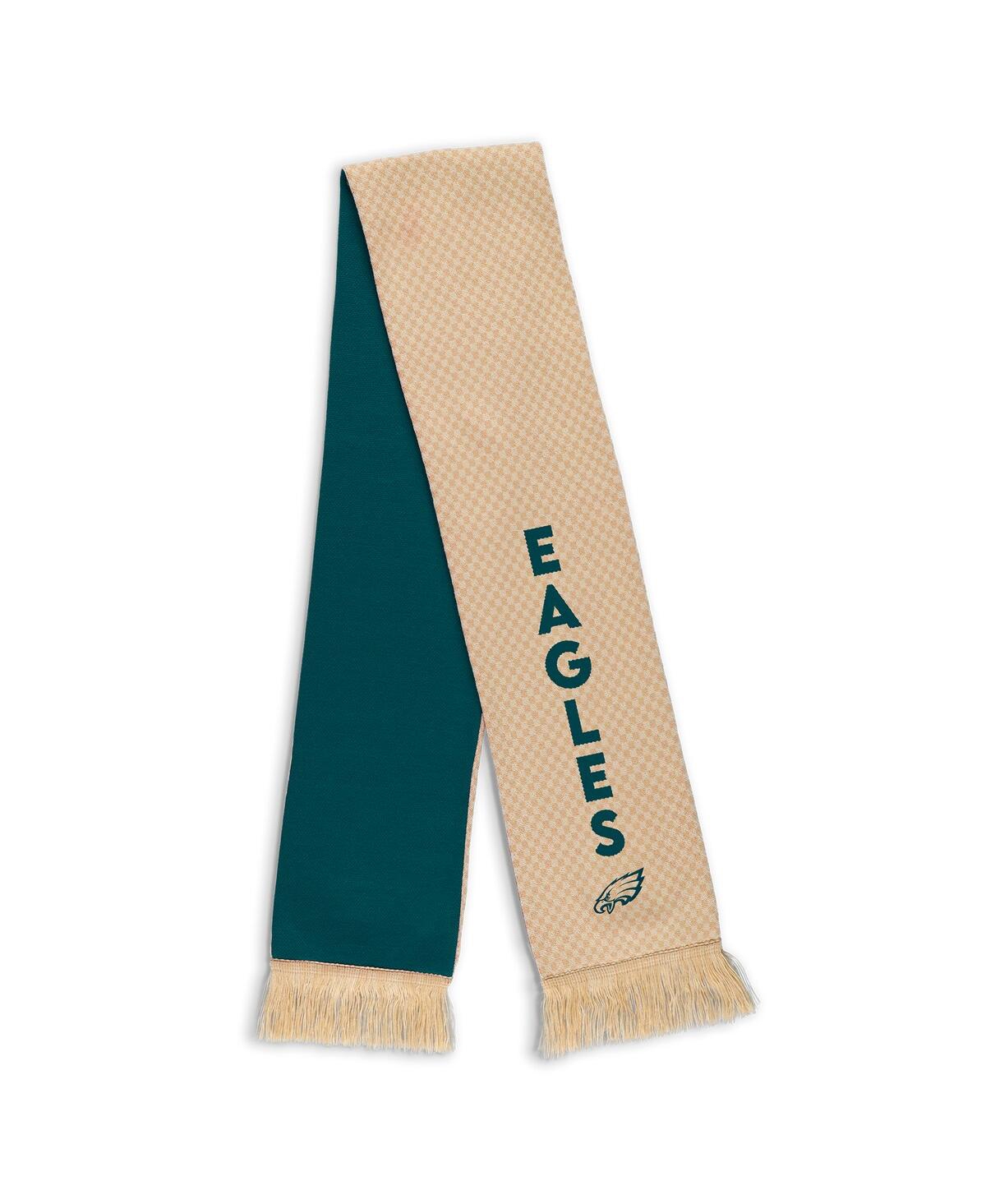 Wear By Erin Andrews Women's Tan Philadelphia Eagles Tonal Scarf Glove Set In Green