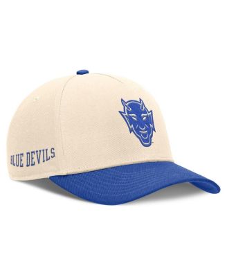 Men's Natural/Royal Duke Blue Devils Academic Rise Dri-FIT Adjustable Hat