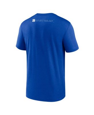 Men's Royal Duke Blue Devils 2025 Courtside Basketball Legend Dri-FIT T-Shirt