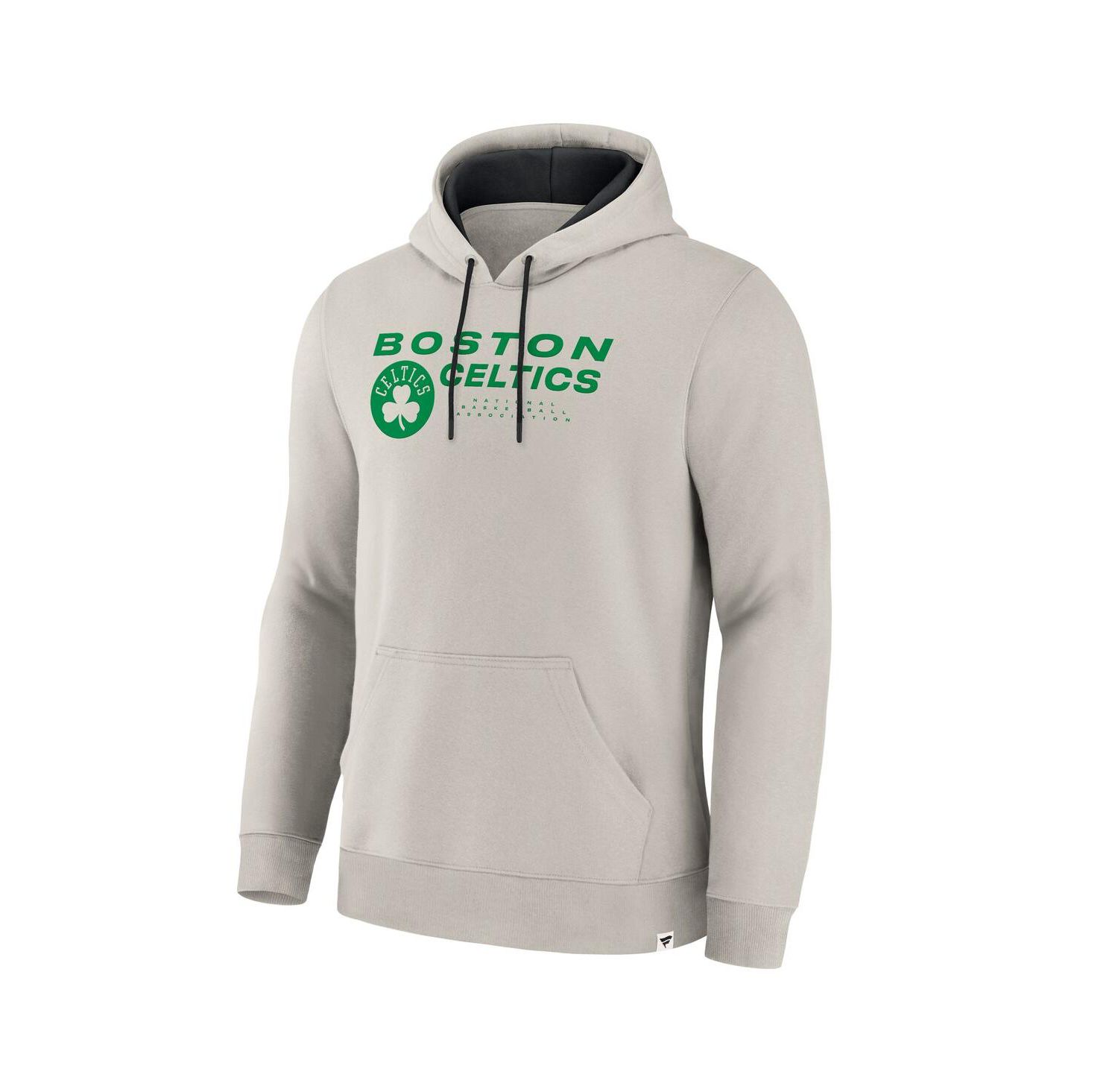 Men's Off White Boston Celtics Crossover Collection Blocked Shot Premium Pullover Hoodie