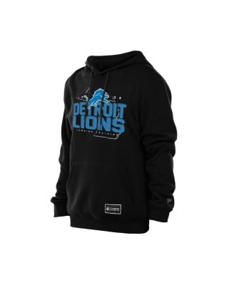 Men's Black Detroit Lions Combine Authentic Local State Hoodie