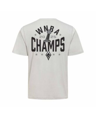Men's and Women's Cream Las Vegas Aces 2025 WNBA Finals Champions Superstars Premium Duke T-Shirt