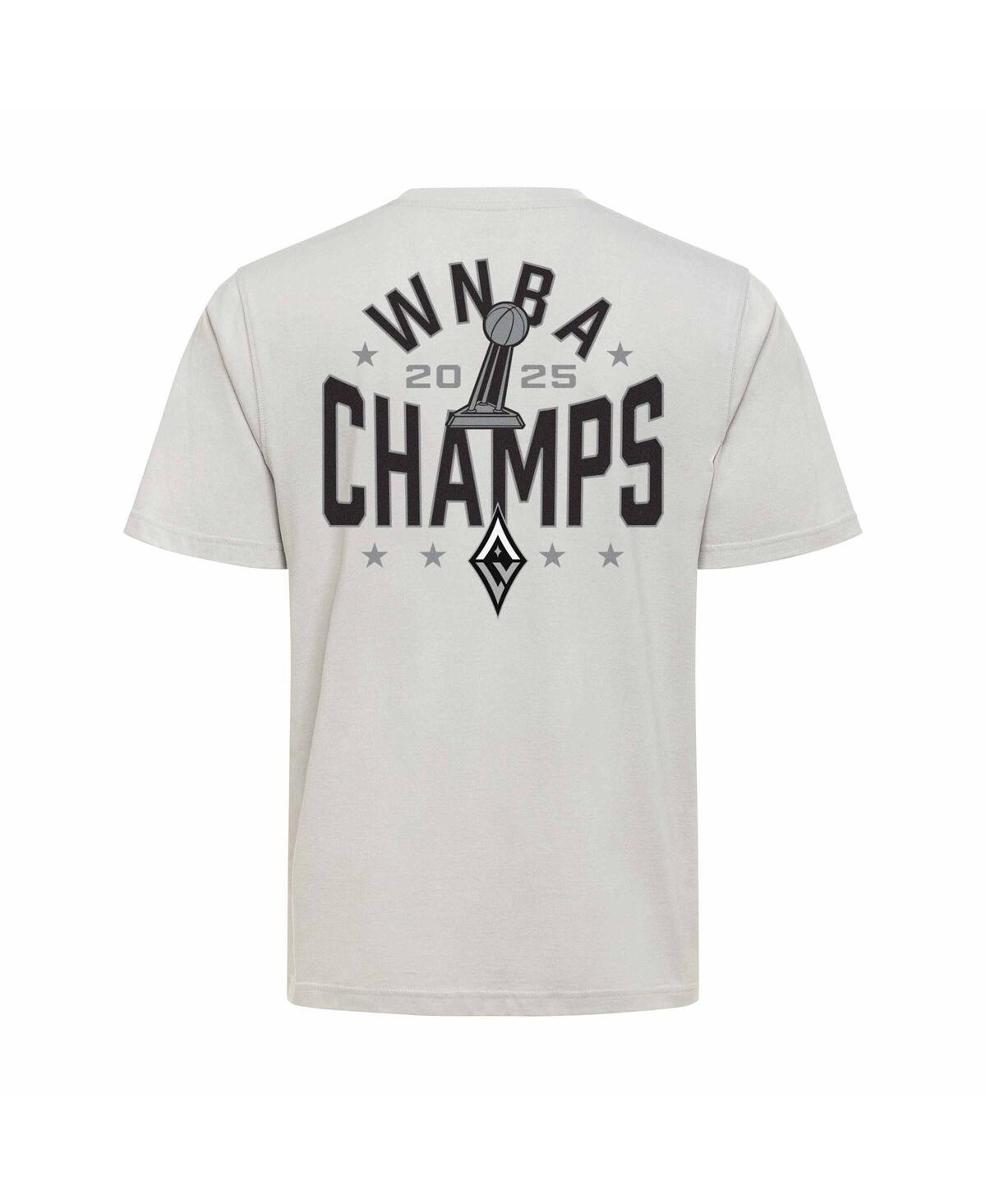 Sportiqe Men's And Women's Cream Las Vegas Aces 2025 Wnba Finals Champions Superstars Premium Duke T-shirt In White