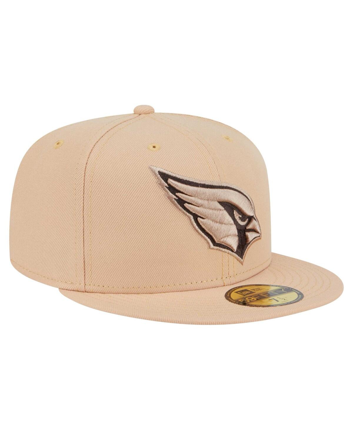 New Era Men's Tan Arizona Cardinals Candied Pecan 59FIFTY Fitted Hat