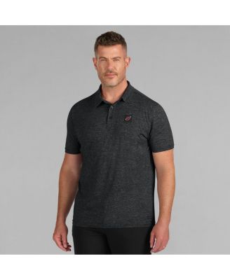 Men's Black Arizona Cardinals Four Down Polo Shirt