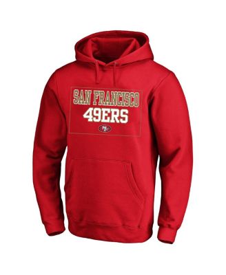 Men's Scarlet San Francisco 49ers Big Tall Fleece Hoodie