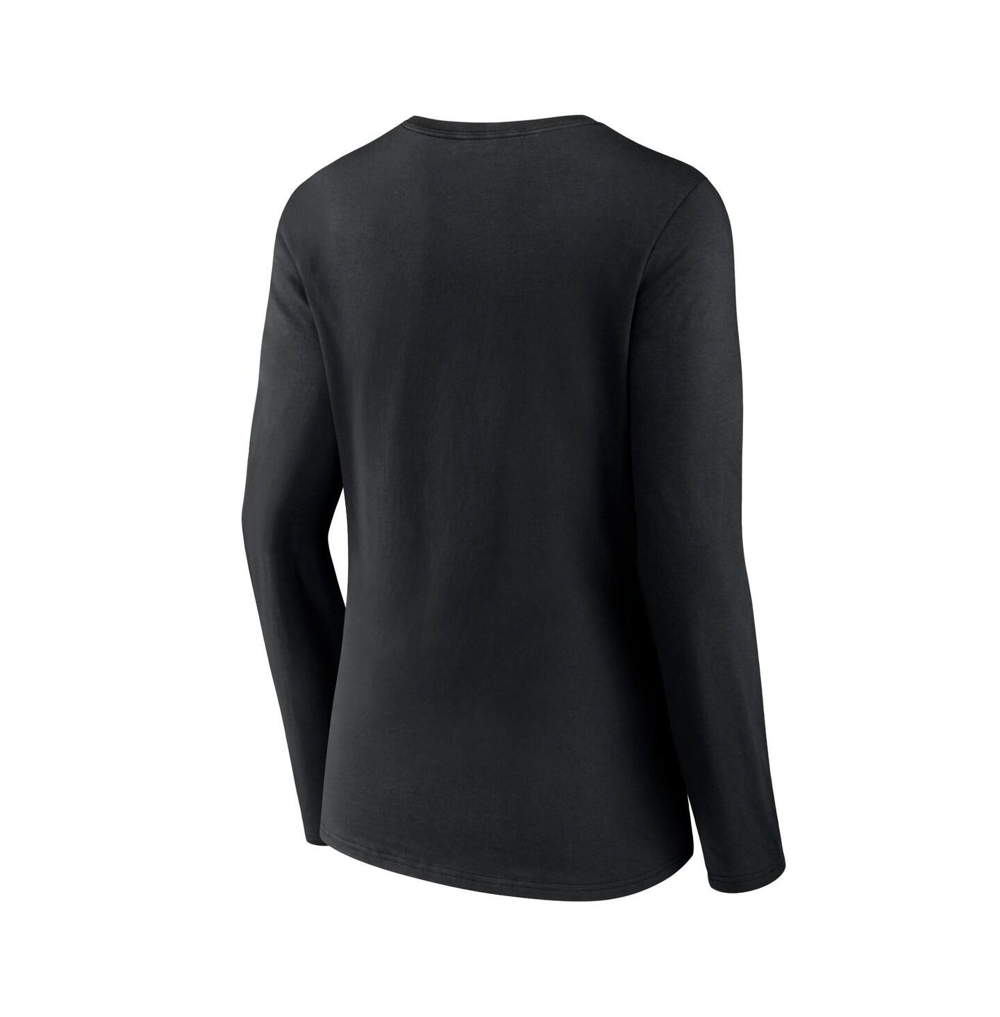 Женская футболка Fanatics Black Arizona Cardinals Hometown Sweep Long Sleeve V-Neck — фото 2