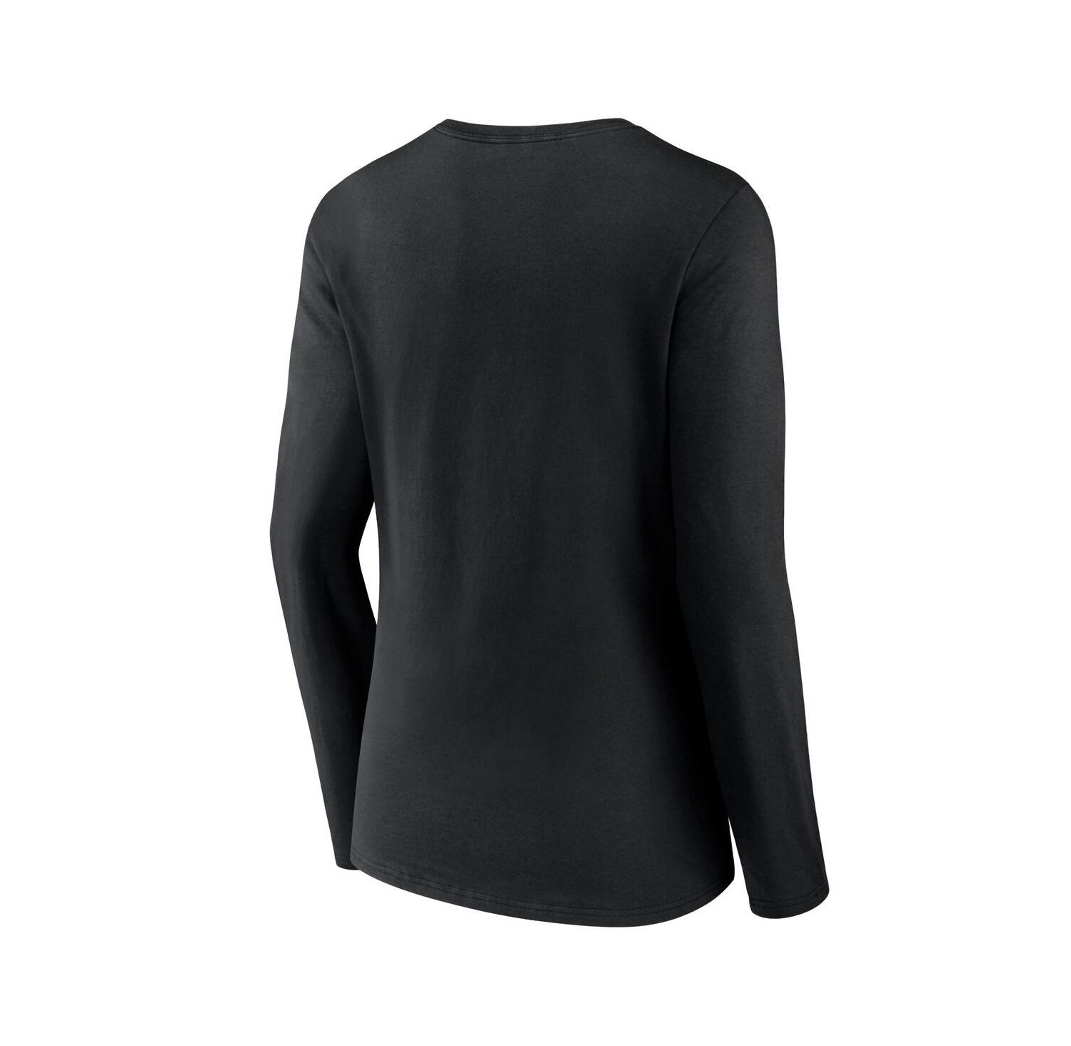 Women's Black Arizona Cardinals Hometown Sweep Long Sleeve V-Neck T-Shirt