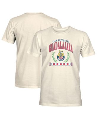 1863FC - Men's Cream Chivas Retro Stripes T-Shirt