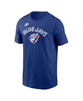 Men's Royal Toronto Blue Jays Cooperstown Wordmark T-Shirt