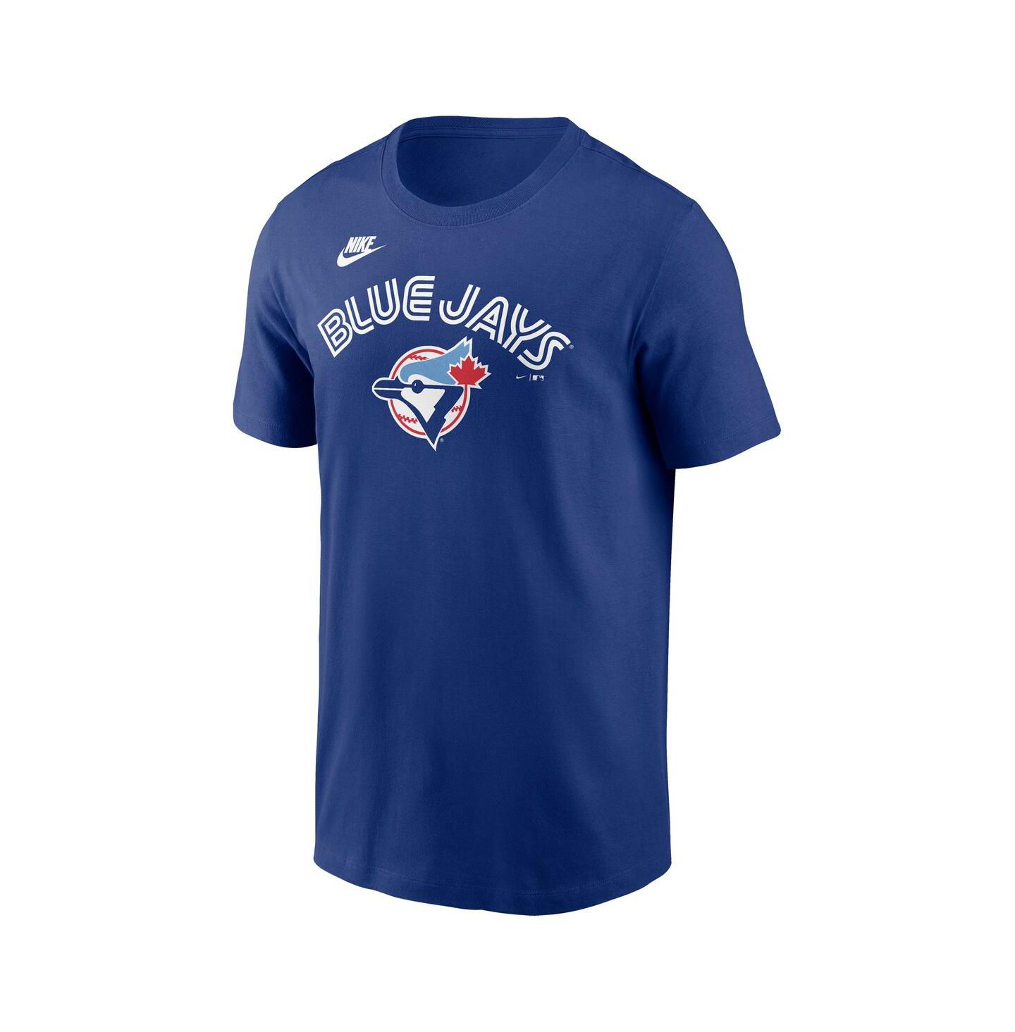 Мужская футболка Nike Royal Toronto Blue Jays Cooperstown Wordmark — фото 3