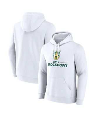 Fanatics - Men's White SUNY Brockport Golden Eagles Primary Logo Pullover Hoodie