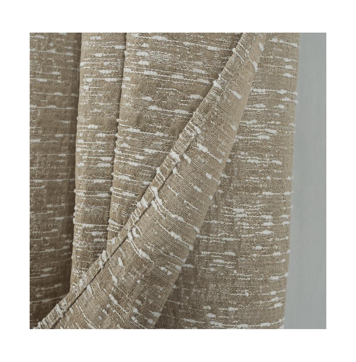 Rt Designers Collection Roman Jacquard Premium & Stylish Grommet Panel 54" x 90" Taupe