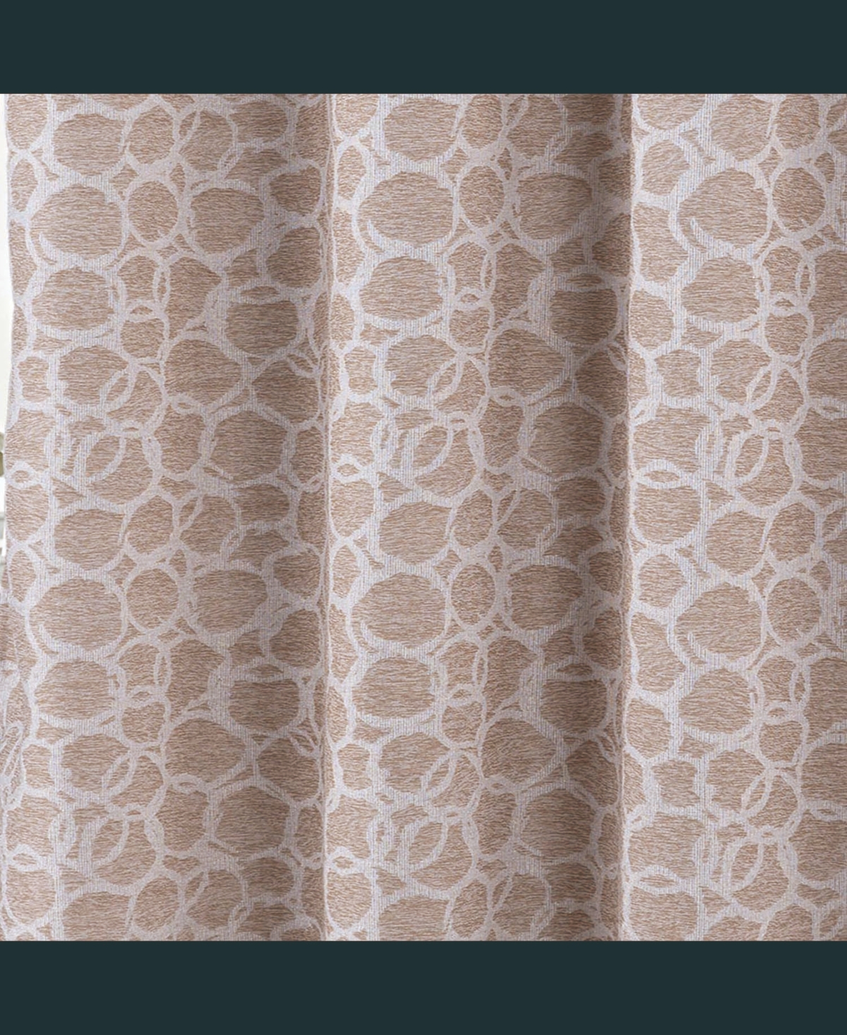 Rt Designer Collection Jasper Lurex Jacquard 2 Pack Grommet Curtain Panel 36" x 84" Taupe