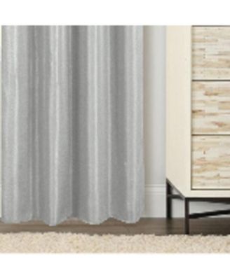 RT Designer Collection Gibson Luxurious Decorative Grommet Curtain Panel 54" x 90" Silver