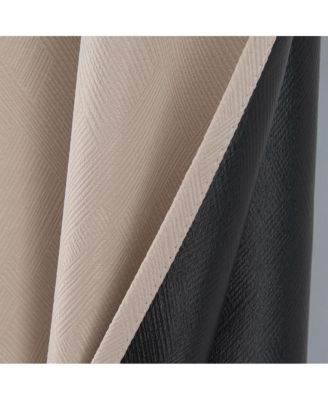 Barron 100% Blackout Grommet Curtain Panel 54" x 90" Beige