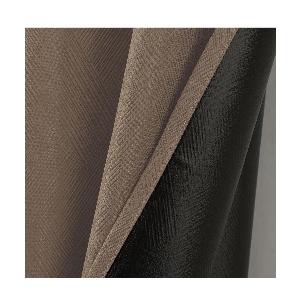 Rt Designers Collection Barron 100% Blackout Grommet Curtain Panel 54" x 90" Taupe