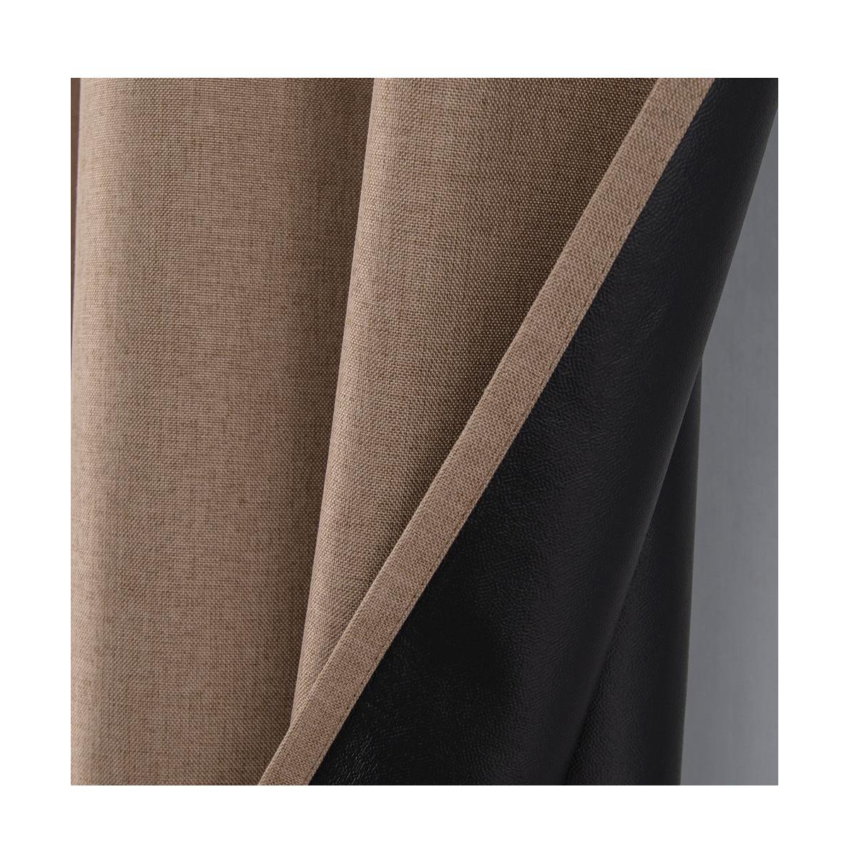 Rt Designers Collection Cabana Two Pack Premium Grommet Curtain Panel 54" x 84" Taupe