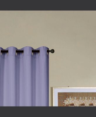 Kennedy Room Darkening Grommet Curtain Panel 54" x 84" Lilac