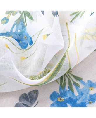 Kelce Doily Grommet Light Filtering Window Curtains for Bedroom 54" x 90" Rose