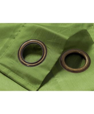 RT Designer Collection Nancy Grommet Luxurious Modern Design Curtain Panel 54" x 95" Sage