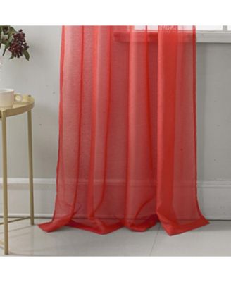 RT Designer Collection Celine Sheer Luxurious Modern Design Curtain Panel