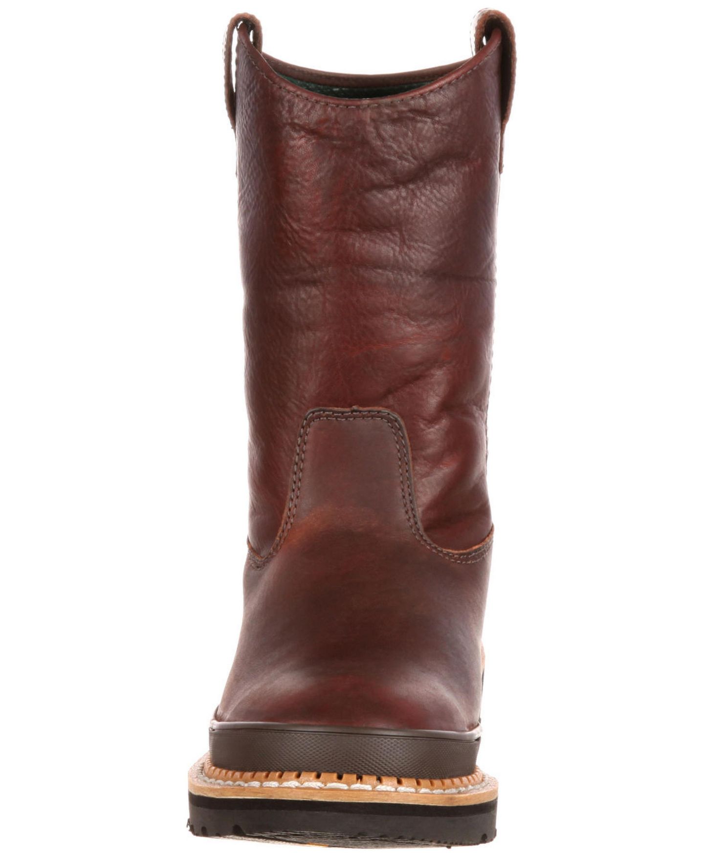 Мужские ботинки GEORGIA BOOT Georgia Giant 11" Soggy Brown Steel Toe Wellington Work Boot, цвет: Коричневый — фото 6