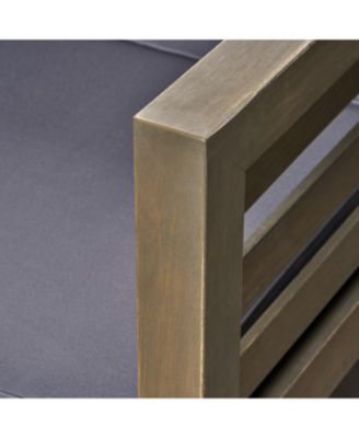 Acacia Club Chair with Water-Resistant Cushions