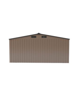  Campcraft 10x12ft Steel Storage Shed w/ Windows - 2 Colors