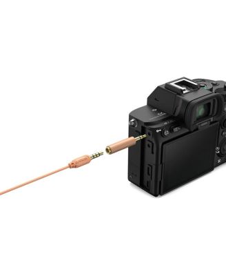 3389 Simorr Wave L1 3.5mm Lavalier Microphone, Cantaloupe