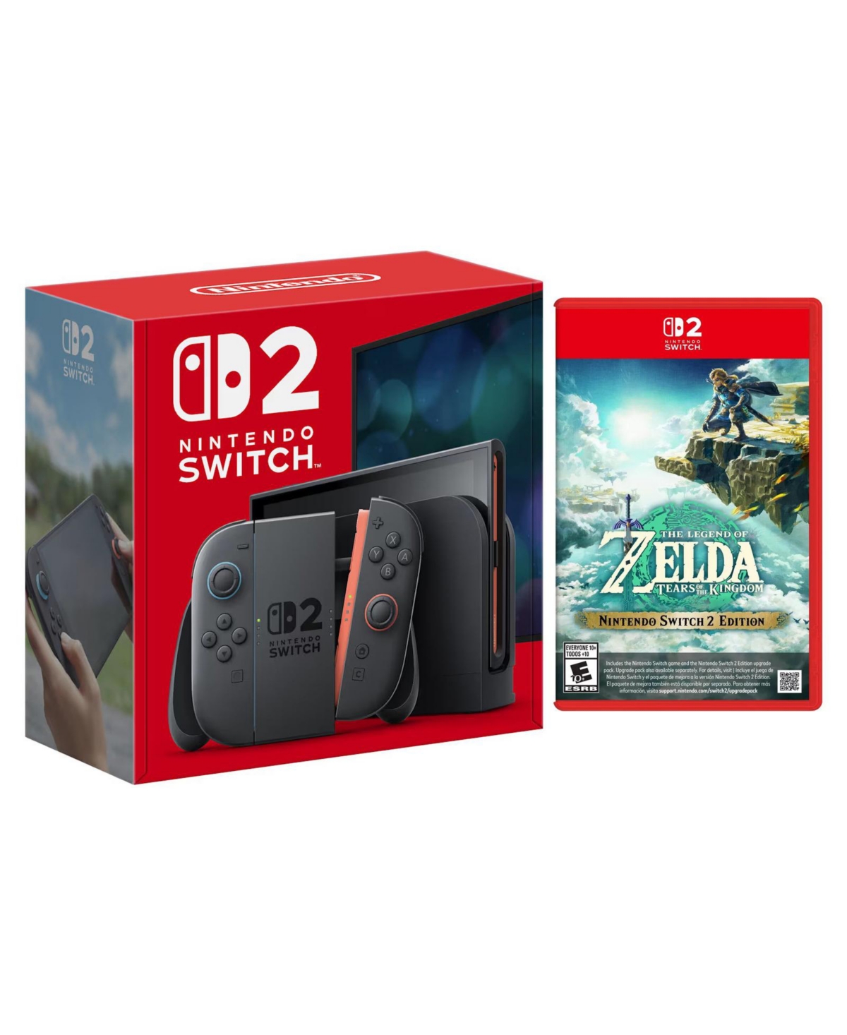 Nintendo Switch 2 Video Game Console with The Legend of Zelda: Tears of the Kingdom Bundle