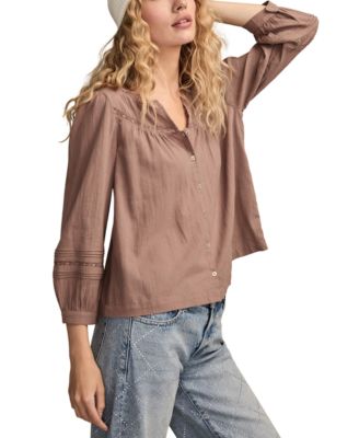 Women's Lace Long-Sleeve Shirt