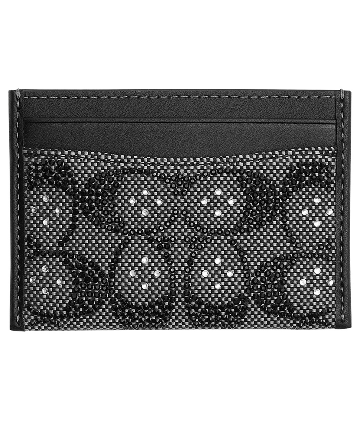 Coach Women's Crystal Signature Jacquard Essential Card Case