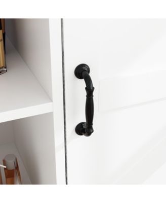 Bathroom Cabinet with Flip Storage and 7-Shelves