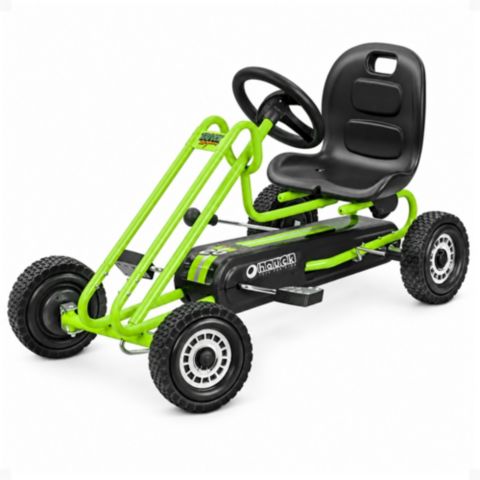 Детская игрушка Hauck Lightning Pedal Ride-On Go Kart with Adjustable Seat, 110 lbs Capacity, Ages 4-8