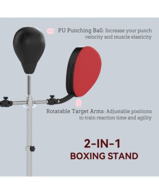 3-in-1 Boxing Bag with Sd, Speed Bag with 2 Target Arms,