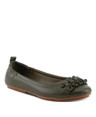 Women’s Bow Detail and Scrunch Back Ballay Ballet Flats