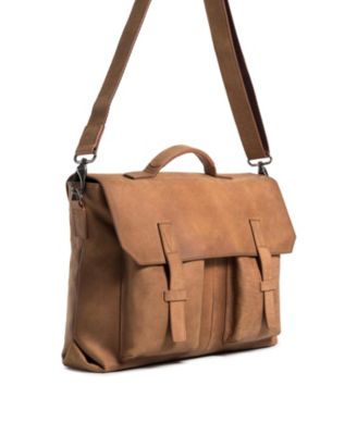 Top Grain Leather Messenger Bag for Men and Women Briefcase Laptop Bag