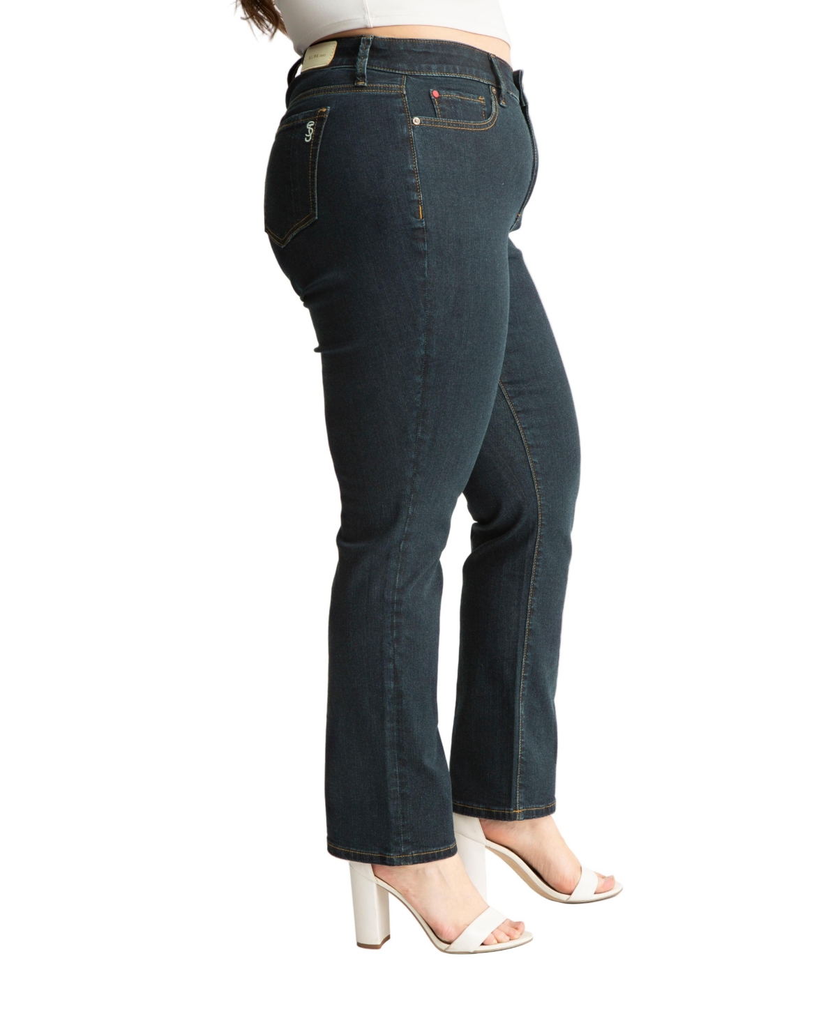 Slink Jeans Women's Denim High Rise Straight 30" Inseam