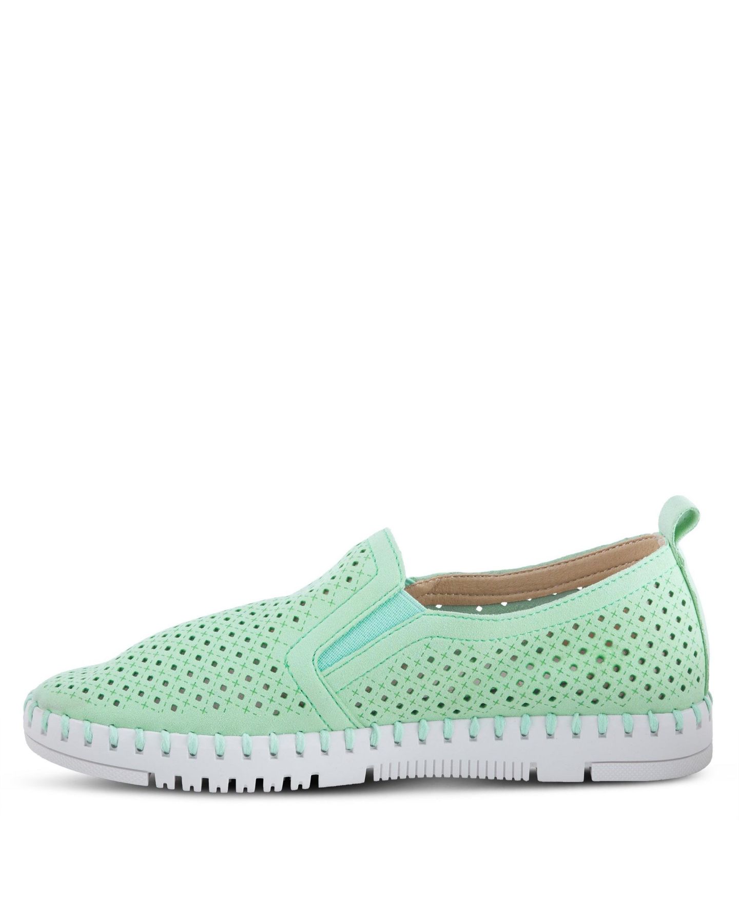 Женские кроссовки Patrizia Surfie Perforated Slip-On, цвет: Мятный зелёный — фото 2