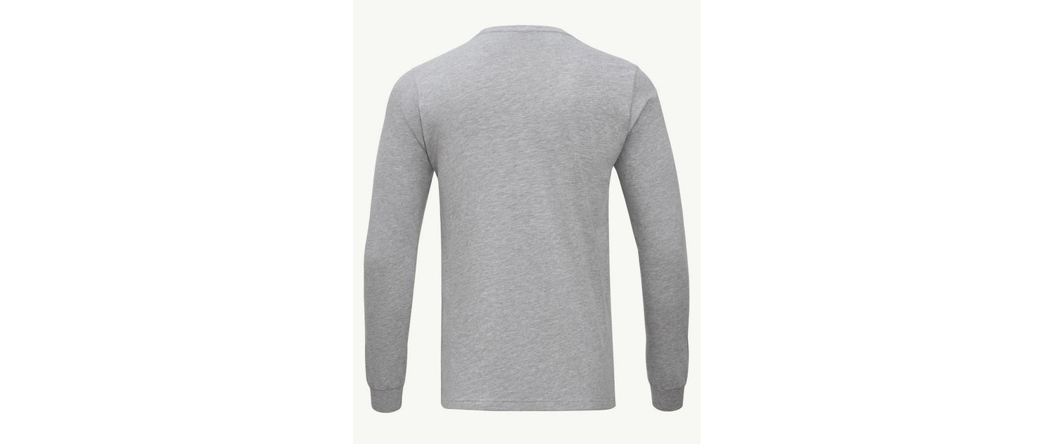 Men's Heather Gray Minnesota Vikings Seal Long Sleeve T-Shirt
