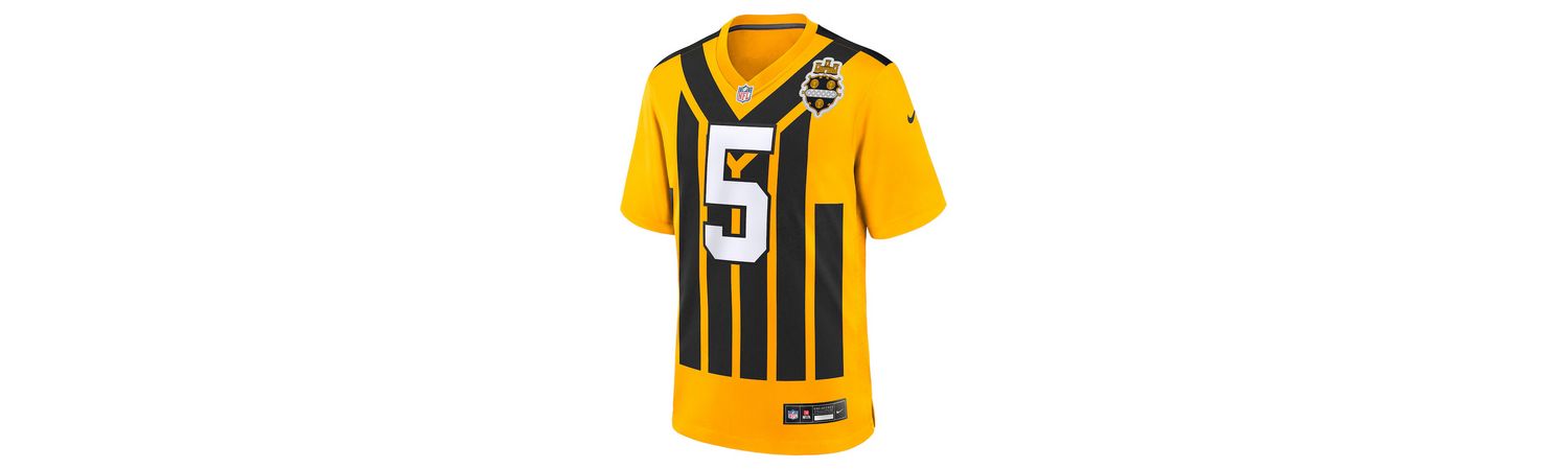 Men's Jalen Ramsey Gold Pittsburgh Steelers Alternate 1933 Throwback Game Jersey