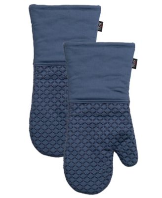 Ogee Silicone Cotton Oven Mitts, Set of 2
