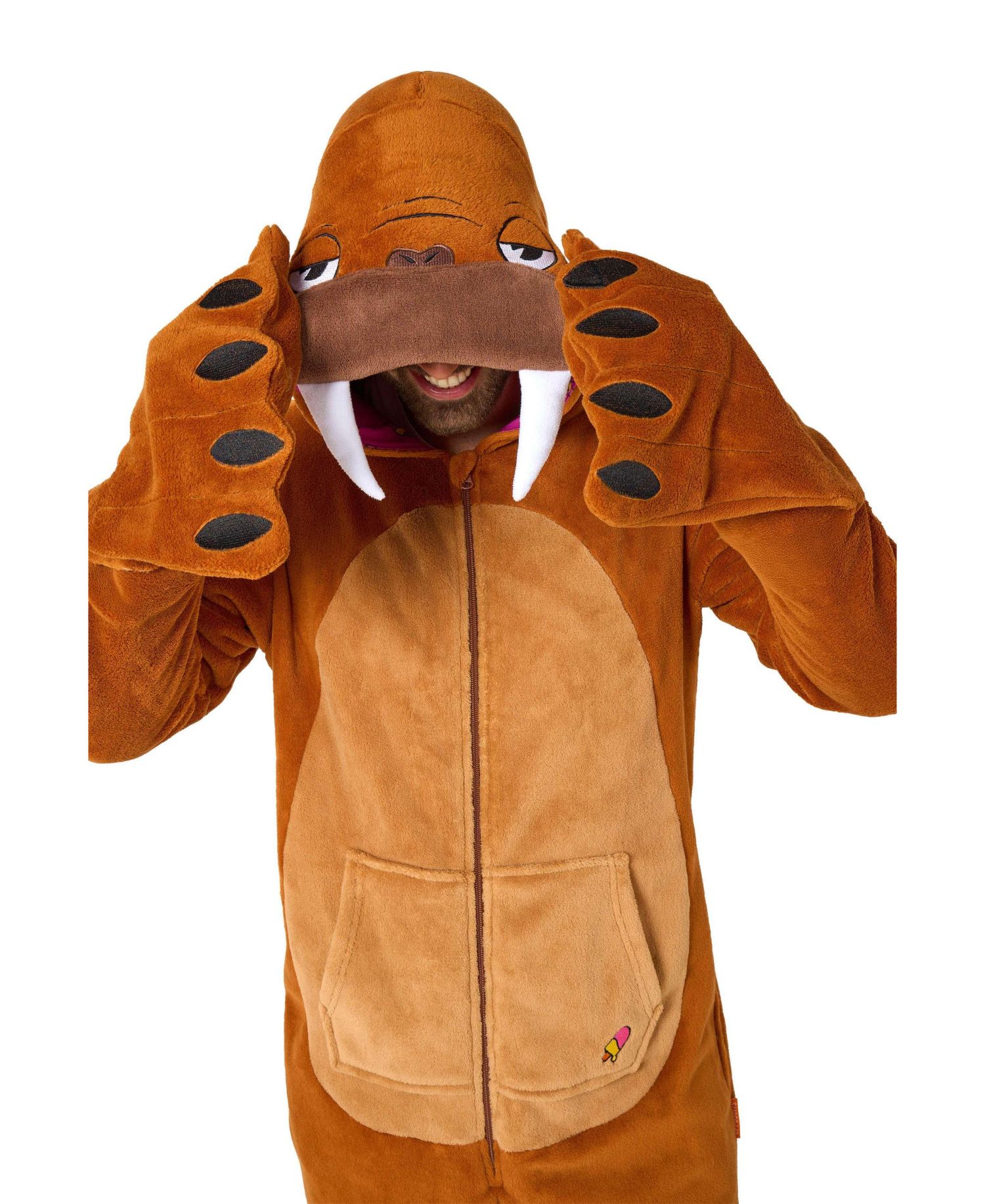 Men's Shark Costume Outfit - Animal Body Suit for Adults