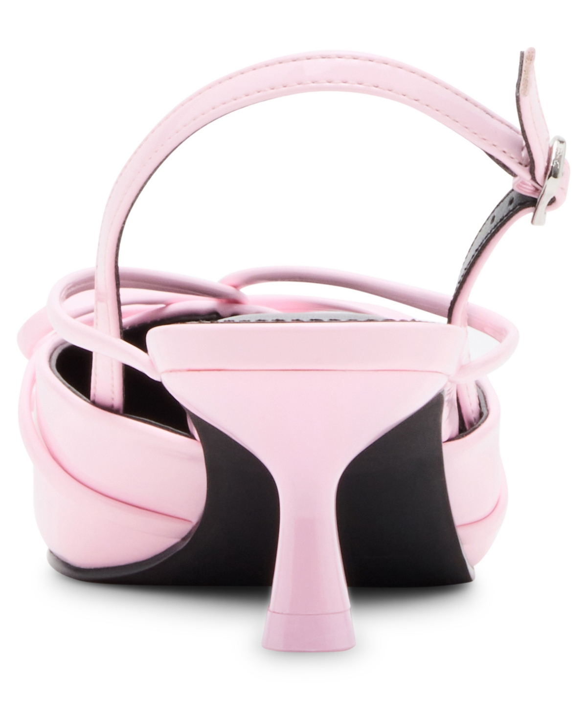 Madden Girl Women's Vixen Bow Slingback Kitten Heel Pumps