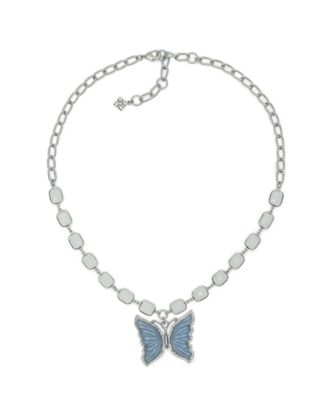 Blue Butterfly Collection Pendant Necklace