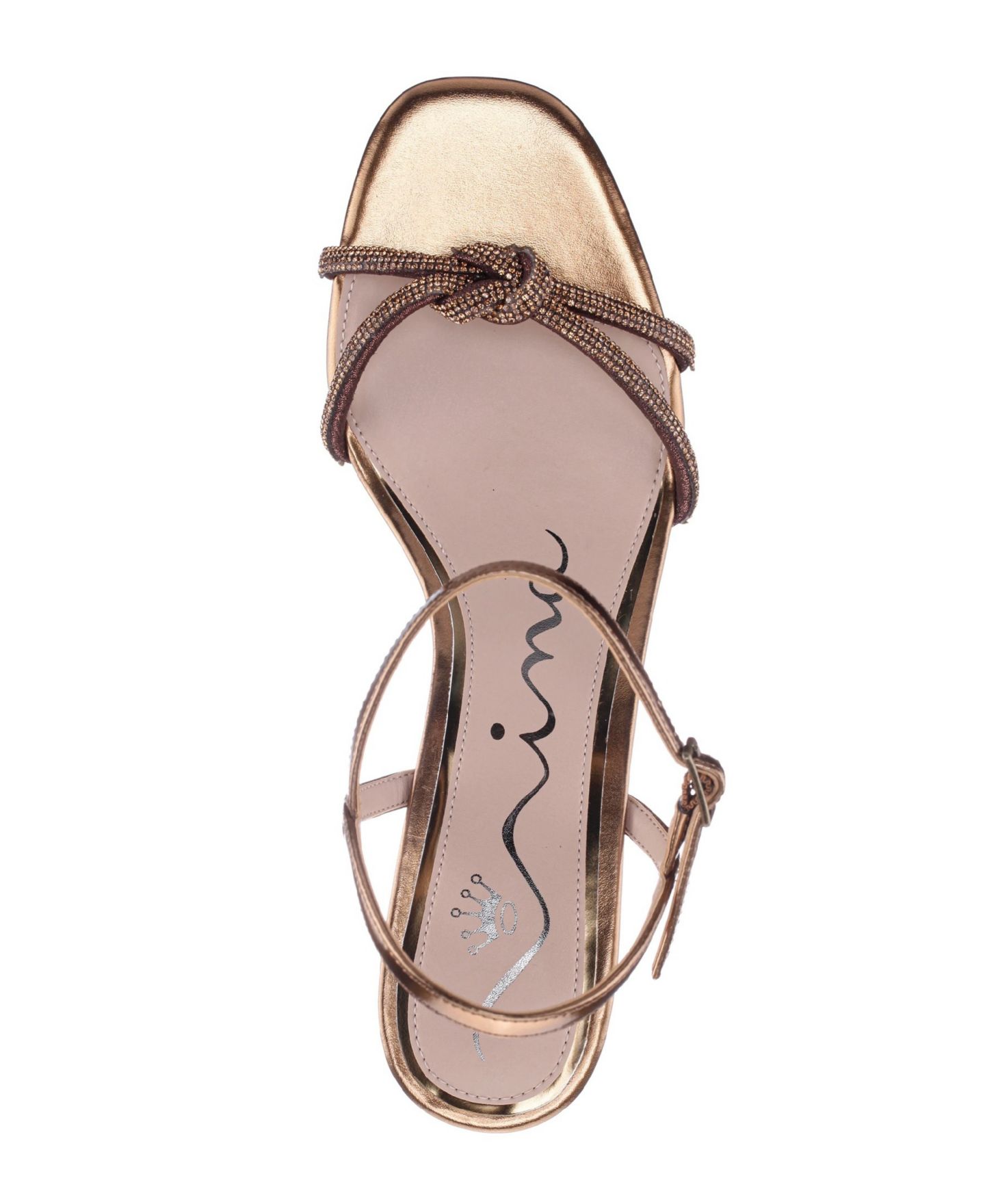 Женские сандалии Nina Valeria Dress Wedge, цвет: Бронзовый — фото 4