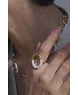 Time Ripples Round Ring